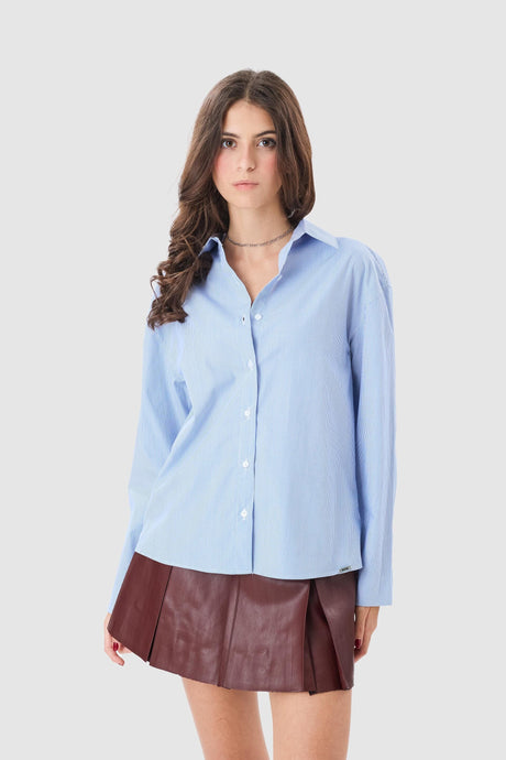 Camisa Regular Fit Zelll CAMISAS NOW Celeste XS 