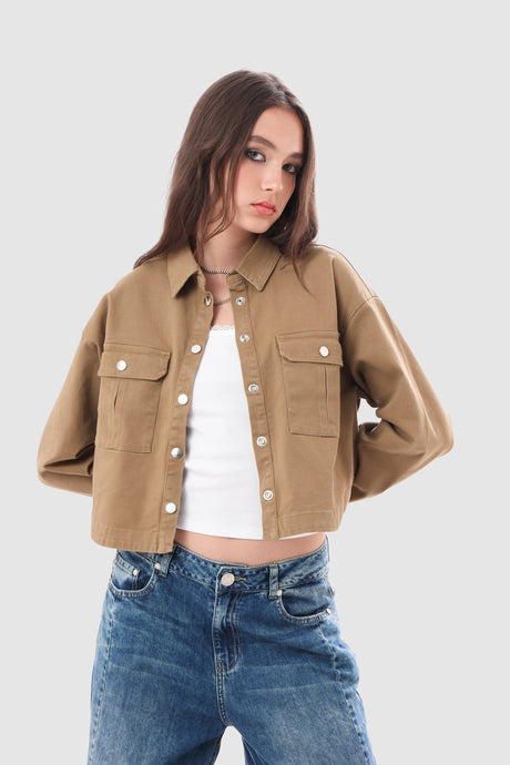 Camisa Boxy Fit Prazzo CAMISAS NOW Verde XS 