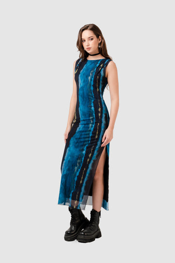 Maxi Vestido Maya VESTIDOS NOW Azul XS 