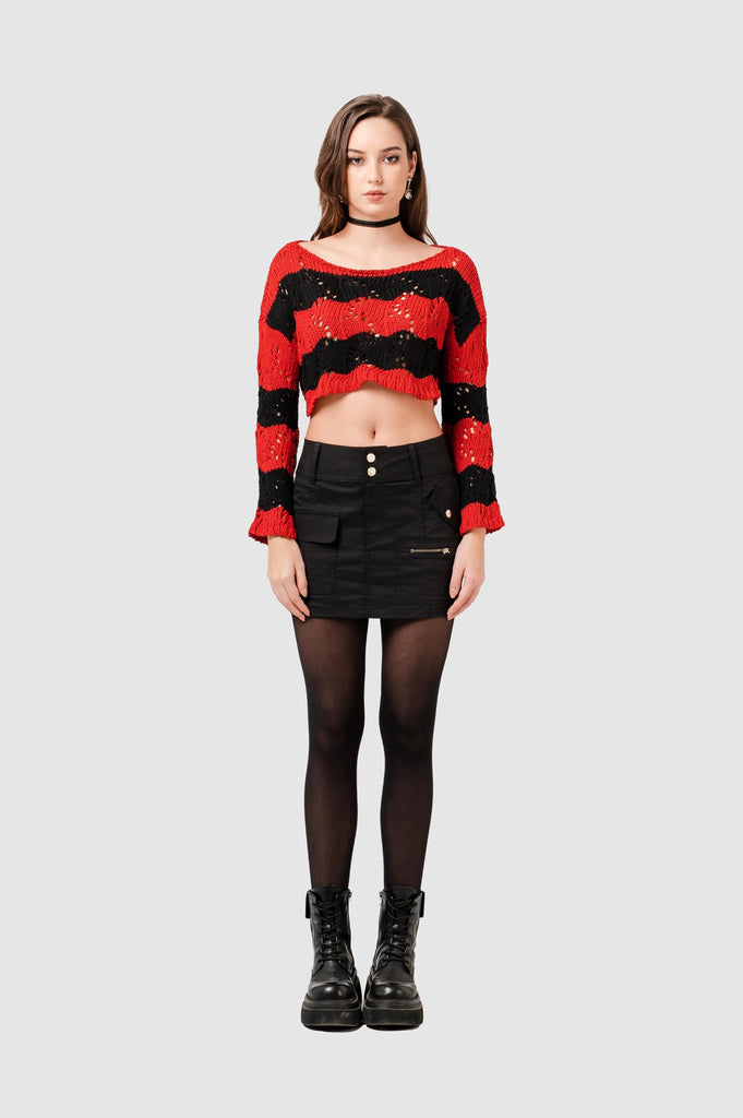 Sweater Crop Scarlatta CHOMPAS NOW 