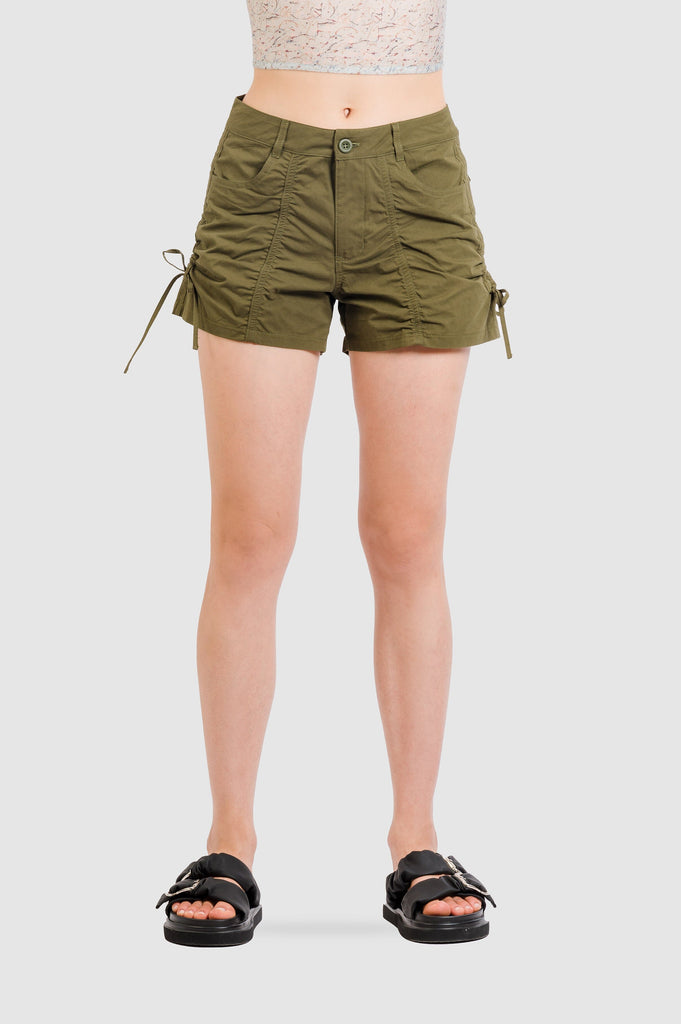 Short Ruched - Verde SHORTS NOW 
