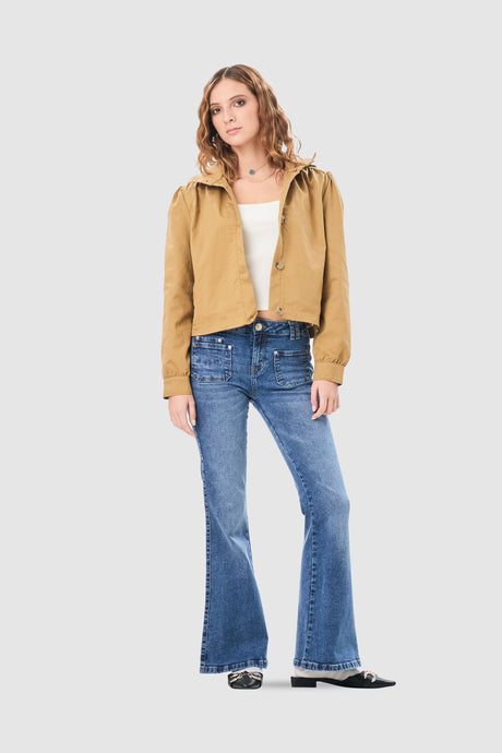 Casaca Regular Fit Dominik CASACAS NOW Beige XS 