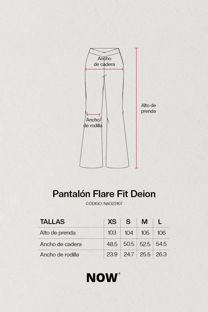 Pantalón Flare Fit Deion PANTALONES NOW 