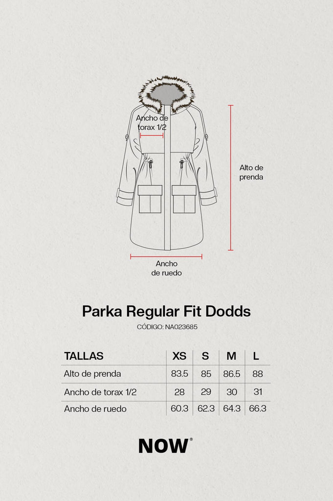 Parka Regular Fit Dodds ABRIGOS NOW 