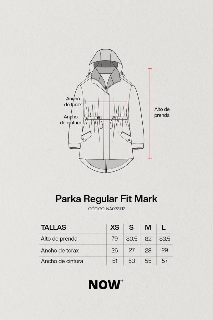 Parka Regular Fit Mark ABRIGOS NOW 