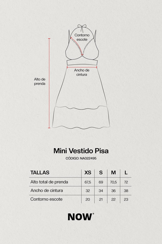 Mini Vestido Pisa VESTIDOS NOW 