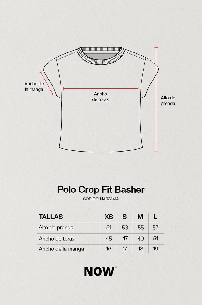 Polo Crop Fit Basher POLOS NOW 