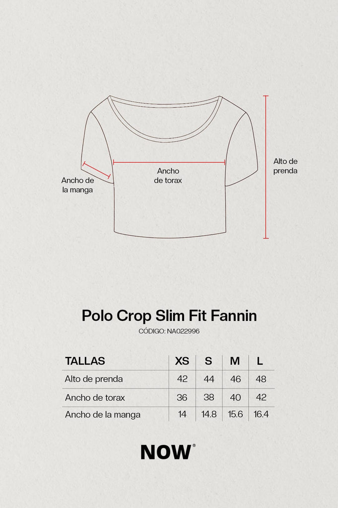 Polo Crop Slim Fit Fannin POLOS NOW 