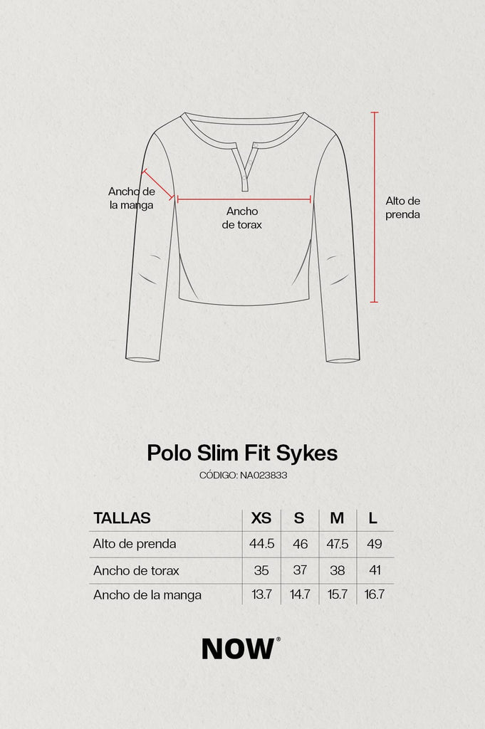 Polo Slim Fit Sykes POLOS NOW 