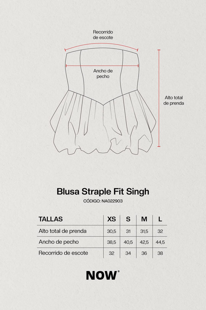 Blusa Straple Fit Singh BLUSAS NOW 