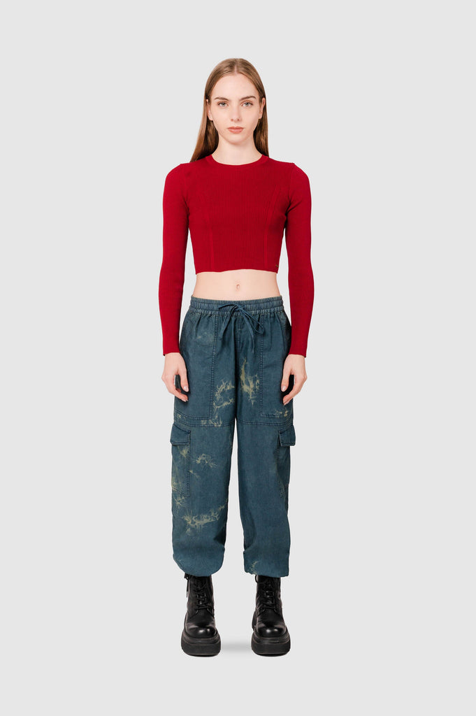 Sweater Crop Fit Vieux CHOMPAS NOW 