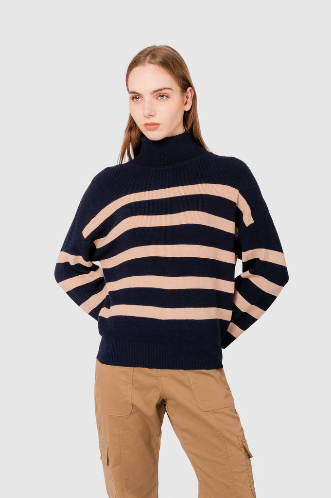 Sweater Regular Fit Sweater CHOMPAS NOW Azul XS 