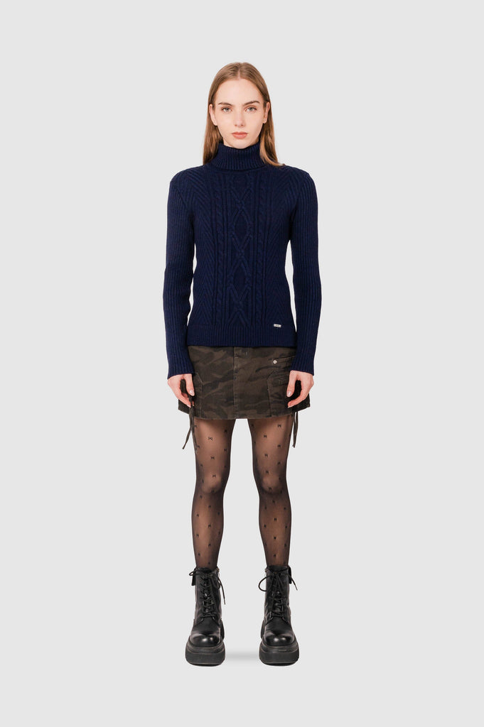 Sweater Regular Fit Slayer CHOMPAS NOW Azul Oscuro XS 