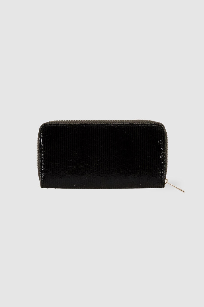 Billetera Grande Crown BILLETERAS NOW Negro 