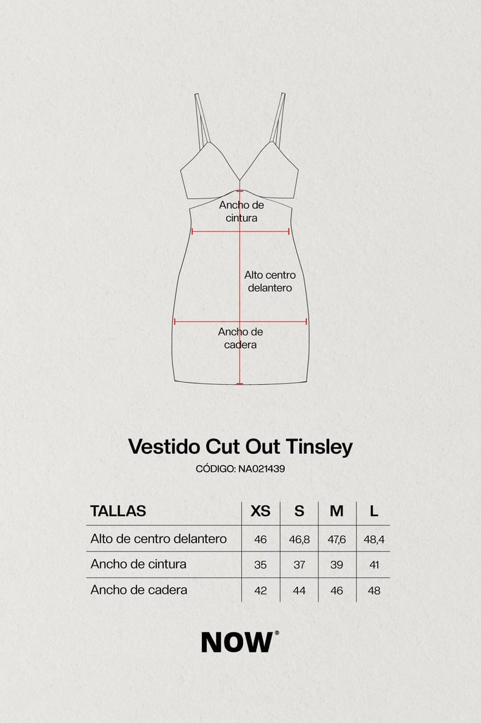 Vestido Cut Out Tinsley VESTIDOS NOW 
