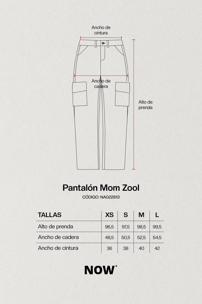 Pantalón Mom Zool PANTALONES NOW 